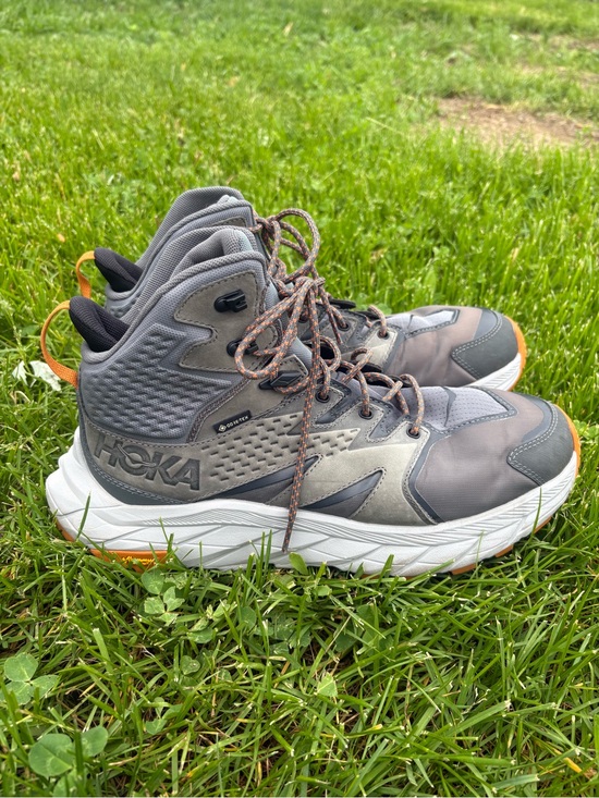 Hoka Other - Hoka Men's Gray Trail Mid-Top Hiking Shoes Boots 10.5 D